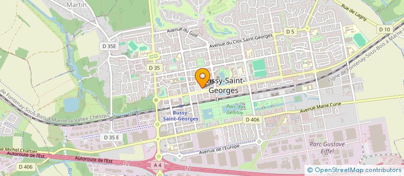 localisation de l'entreprise MONSIEUR GERARD DUONG  BUSSY-SAINT-GEORGES