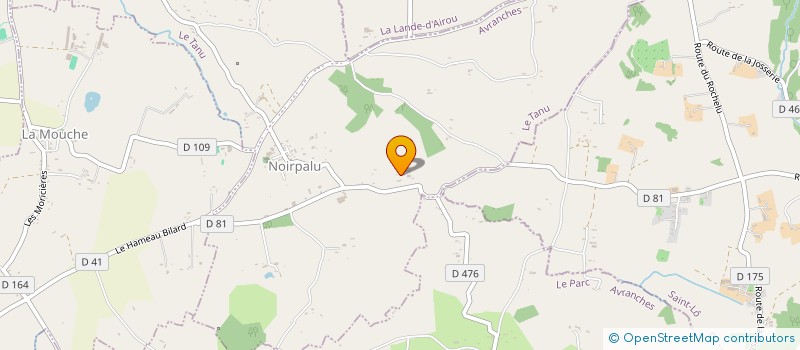 localisation de l'entreprise MONSIEUR GERARD DUPARD  LE TANU