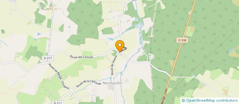 localisation de l'entreprise MONSIEUR GERARD DUPERRAY  BAUGE-EN-ANJOU