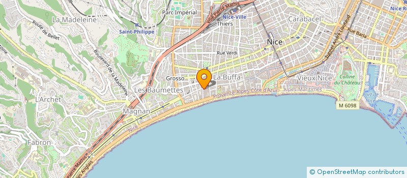 localisation de l'entreprise MONSIEUR GERARD DUPIRE à NICE