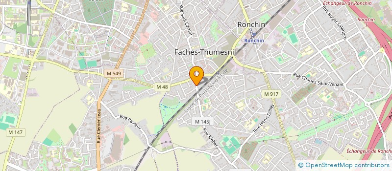 localisation de l'entreprise MONSIEUR GERARD DUPONT  FACHES-THUMESNIL