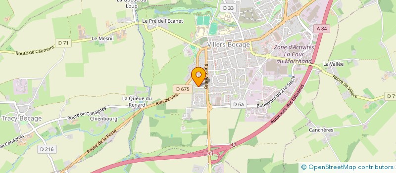 localisation de l'entreprise MONSIEUR GERARD DUPONT  VILLY-BOCAGE