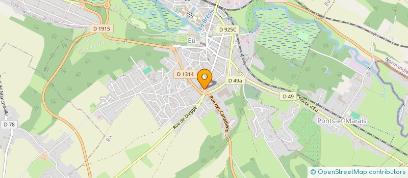 localisation de l'entreprise MONSIEUR GERARD DUPRE  EU