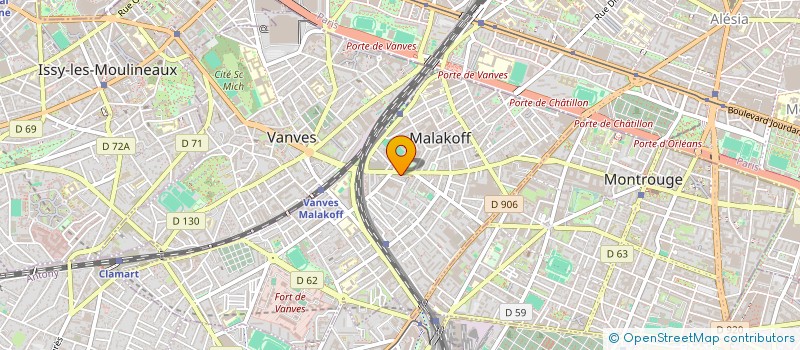 localisation de l'entreprise MONSIEUR GERARD DUPUY à MALAKOFF