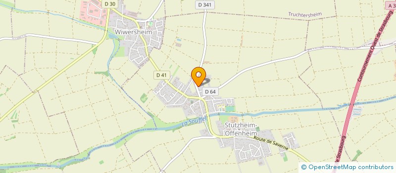 localisation de l'entreprise MONSIEUR GERARD DUPUY  STUTZHEIM-OFFENHEIM