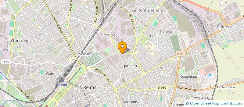 localisation de l'entreprise MONSIEUR GERARD DURAND à REIMS