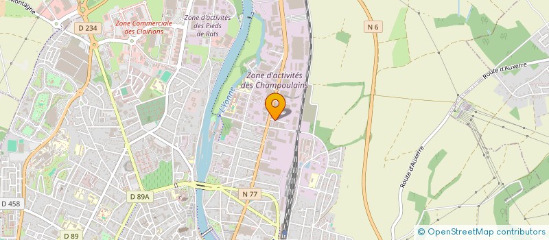 localisation de l'entreprise MONSIEUR GERARD DURET à AUXERRE