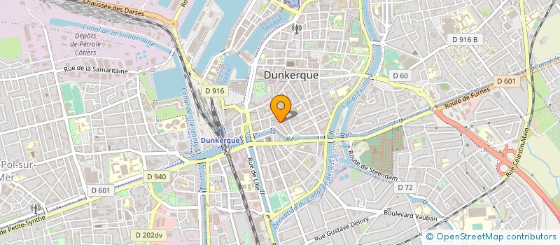 localisation de l'entreprise MONSIEUR GERARD DURIEZ à DUNKERQUE