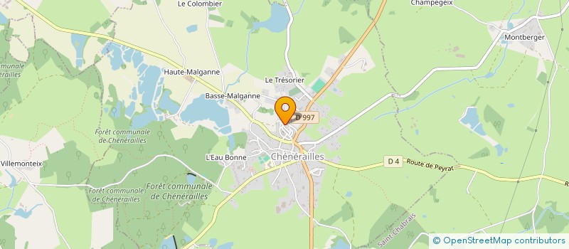 localisation de l'entreprise MONSIEUR GERARD DUTHEIL  CHENERAILLES