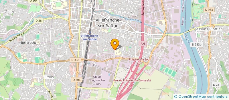 localisation de l'entreprise MONSIEUR GERARD DUTHEL  VILLEFRANCHE-SUR-SAONE