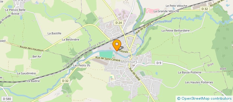 localisation de l'entreprise MONSIEUR GERARD DUVAL  EVRON