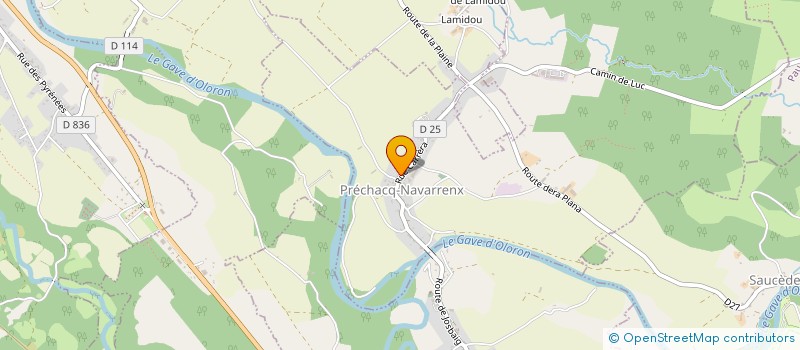 localisation de l'entreprise MONSIEUR GERARD DUVAL à PRECHACQ-NAVARRENX