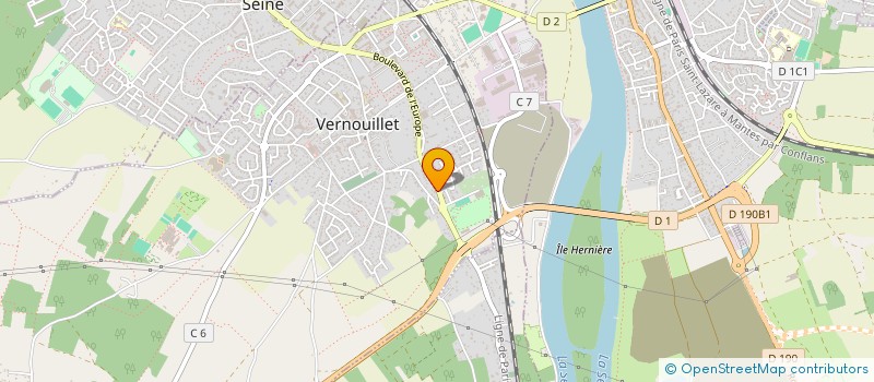 localisation de l'entreprise MONSIEUR GERARD ECOBICHON à VERNOUILLET