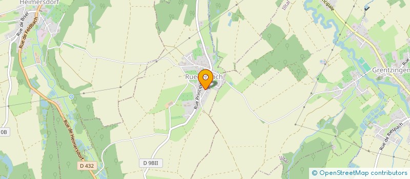 localisation de l'entreprise MONSIEUR GERARD EHRET à RUEDERBACH
