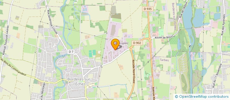 localisation de l'entreprise MONSIEUR GERARD EHRMANN  BORDERES-SUR-L'ECHEZ