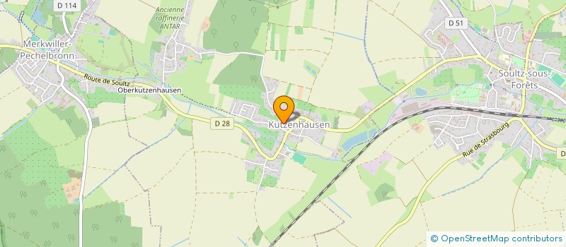 localisation de l'entreprise MONSIEUR GERARD EICHENLAUB  KUTZENHAUSEN