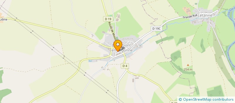 localisation de l'entreprise MONSIEUR GERARD ELOI  BEAUMONT-EN-ARGONNE