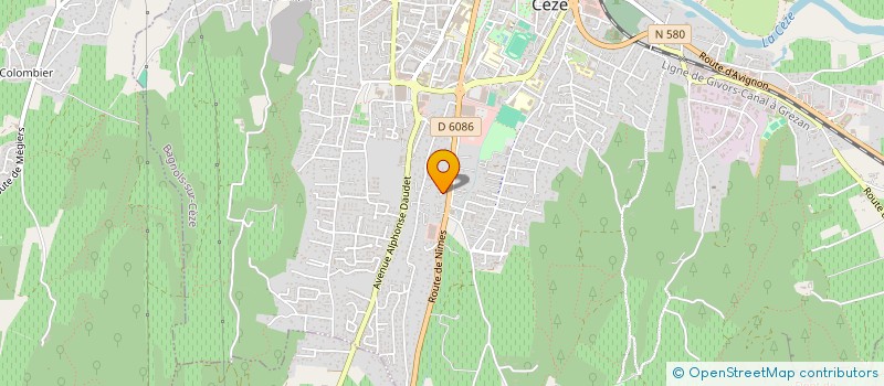 localisation de l'entreprise MONSIEUR GERARD ELOISE  BAGNOLS-SUR-CEZE