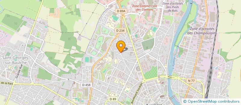 localisation de l'entreprise MONSIEUR GERARD ERNOULT à AUXERRE