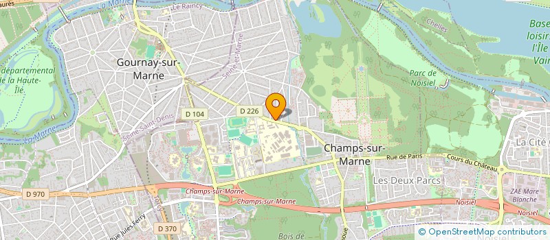 localisation de l'entreprise MONSIEUR GERARD ESMIEU à CHAMPS-SUR-MARNE