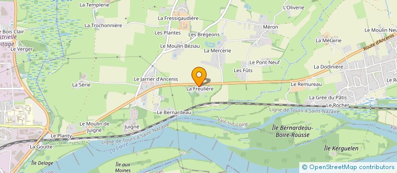 localisation de l'entreprise MONSIEUR GERARD EVAIN à VAIR-SUR-LOIRE