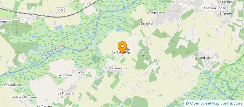 localisation de l'entreprise MONSIEUR GERARD EVEILLARD à SAINT-MARS-DE-COUTAIS