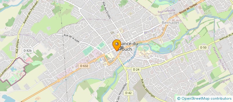 localisation de l'entreprise MONSIEUR GERARD FABRE  PLAISANCE-DU-TOUCH