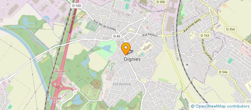 localisation de l'entreprise MONSIEUR GERARD FACQ à OIGNIES