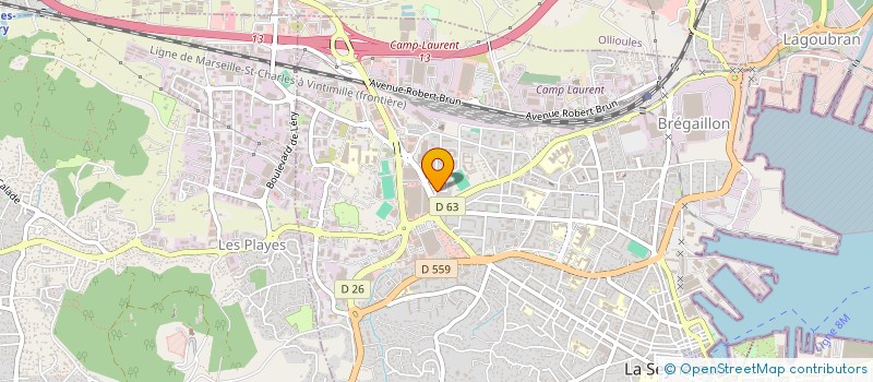 localisation de l'entreprise MONSIEUR GERARD FALCONETTI  LA SEYNE-SUR-MER