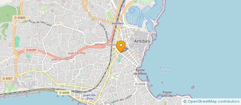localisation de l'entreprise MONSIEUR GERARD FANTINO à ANTIBES