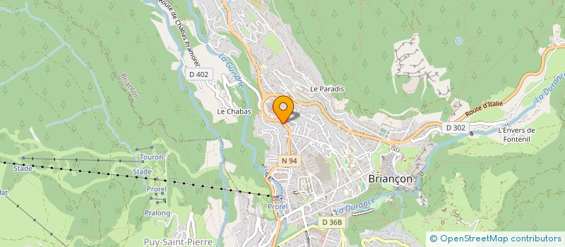 localisation de l'entreprise MONSIEUR GERARD FANTON à BRIANCON