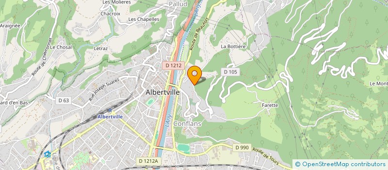 localisation de l'entreprise MONSIEUR GERARD FANTONE  ALBERTVILLE