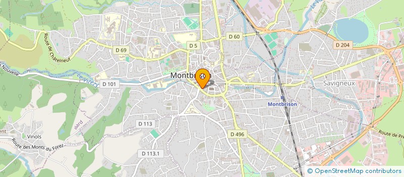 localisation de l'entreprise MONSIEUR GERARD FAUCOUP à MONTBRISON