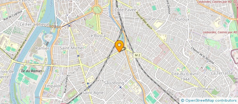localisation de l'entreprise MONSIEUR GERARD FAURE à TOULOUSE