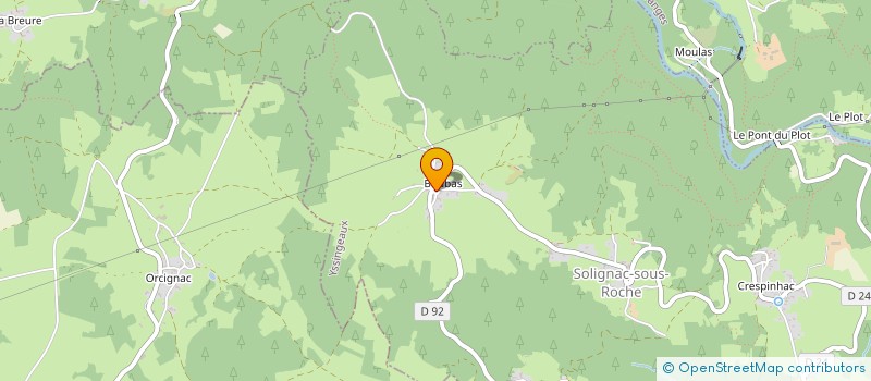 localisation de l'entreprise MONSIEUR GERARD FAURE  SOLIGNAC-SOUS-ROCHE