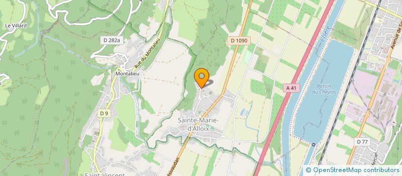 localisation de l'entreprise MONSIEUR GERARD FAVIER  SAINT-VINCENT-DE-MERCUZE