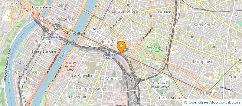 localisation de l'entreprise MONSIEUR GERARD FAVRE à LYON