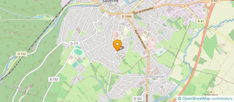 localisation de l'entreprise MONSIEUR GERARD FEBVRE  SAVERNE