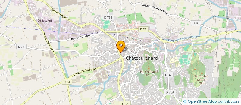 localisation de l'entreprise MONSIEUR GERARD FELICES  CHATEAURENARD