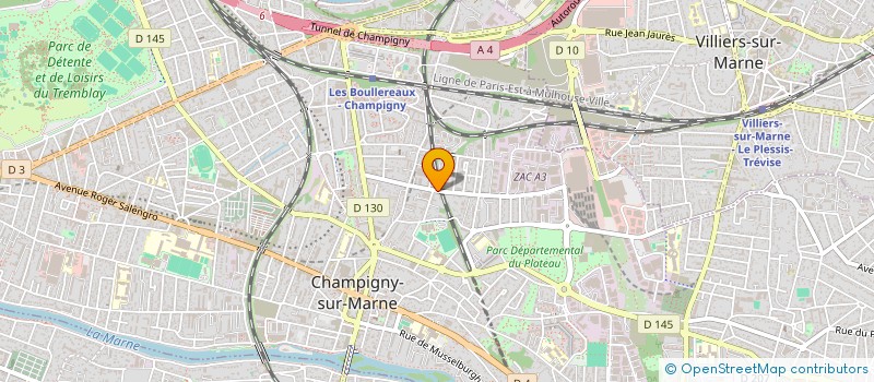 localisation de l'entreprise MONSIEUR GERARD FERNANDEZ à CHAMPIGNY-SUR-MARNE