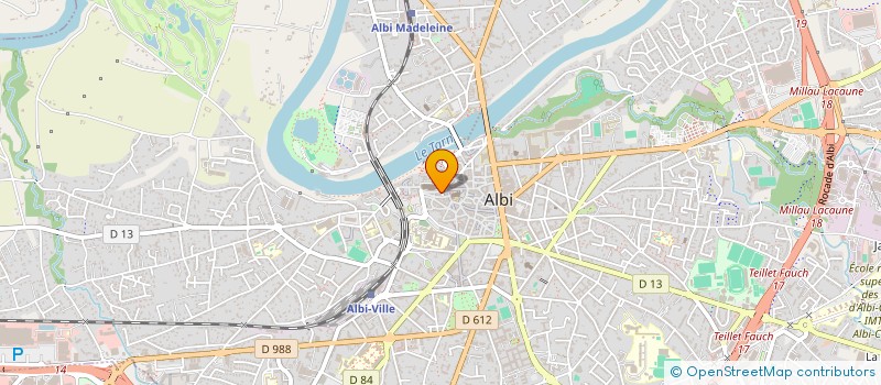 localisation de l'entreprise MONSIEUR GERARD FILLIOL à ALBI