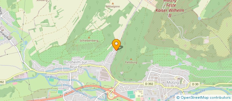 localisation de l'entreprise MONSIEUR GERARD FINK  DINSHEIM-SUR-BRUCHE