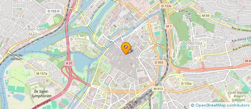 localisation de l'entreprise MONSIEUR GERARD FISCHER  METZ