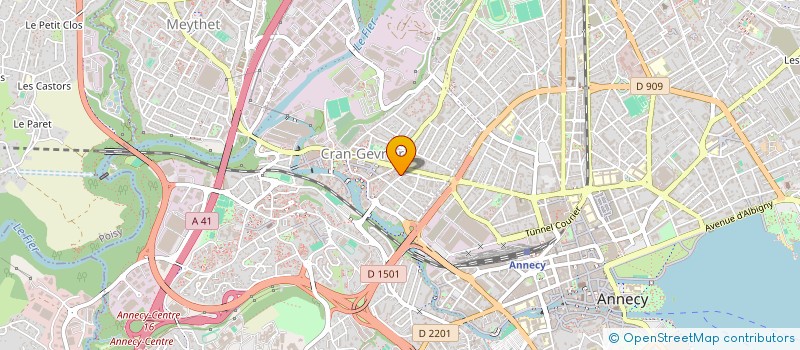 localisation de l'entreprise MONSIEUR GERARD FLANDIN à ANNECY