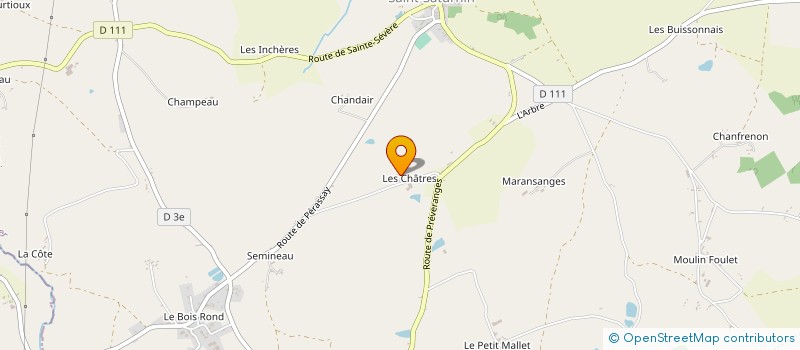 localisation de l'entreprise MONSIEUR GERARD FLOQUET à SAINT-SATURNIN