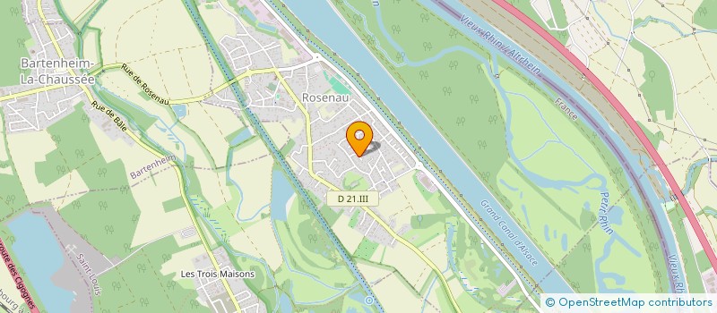 localisation de l'entreprise MONSIEUR GERARD FLOUR  ROSENAU