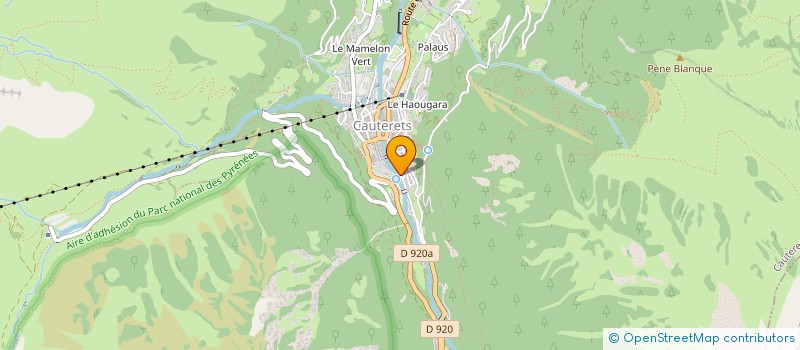 localisation de l'entreprise MONSIEUR GERARD FLOURET  CAUTERETS