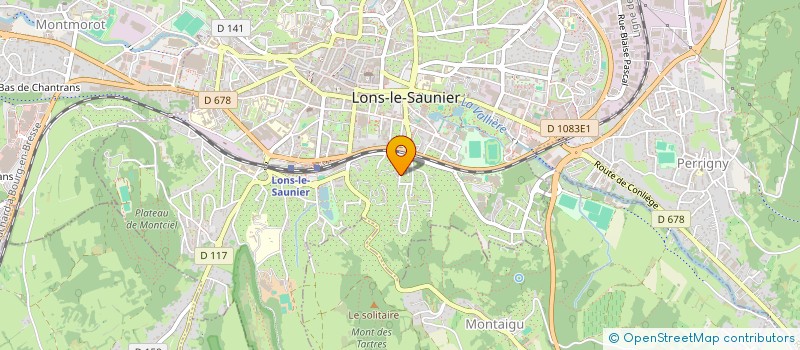 localisation de l'entreprise MONSIEUR GERARD FOCCI  LONS-LE-SAUNIER