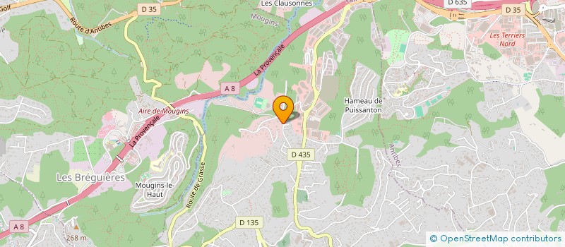 localisation de l'entreprise MONSIEUR GERARD FOCONE  VALLAURIS