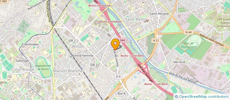 localisation de l'entreprise MONSIEUR GERARD FONTAINE  REIMS